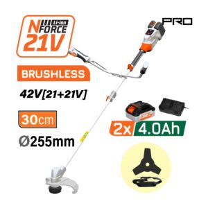 NAKAYAMA Pro EC4611X44 Θαμνοκοπτικό Brushless Μπαταρίας 42V (21+21),Li-Ion,2x4Ah,30cm Μεσινέζα 1
