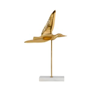 ΕΠΙΤΡΑΠΕΖΙΑ ΔΙΑΚΟΣΜΗΤΙΚΗ ΦΙΓΟΥΡΑ Bird ΑΝΤΙΚΕ ΧΡΥΣΟ ΧΡΩΜΑ 20x9x36εκ 1