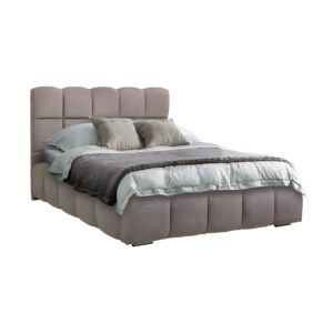 ΔΙΠΛΟ ΚΡΕΒΑΤΙ Velora TAUPE ΧΡΩΜΑ 185x223x125εκ (160x200) 1