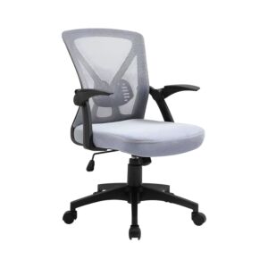 ΚΑΡΕΚΛΑ ΓΡΑΦΕΙΟΥ FL20-2Β ΓΚΡΙ ΧΡΩΜΑ 60x63x90/105εκ 1