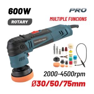 BORMANN Pro BCP3160 Αλοιφαδόρος 600W,30mm/50mm/75mm,1000-4500rpm 1