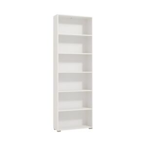 ΒΙΒΛΙΟΘΗΚΗ TOMAR 6 ΛΕΥΚΟ 70x24,5x211,5εκ 1
