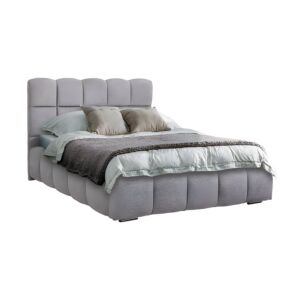 ΔΙΠΛΟ ΚΡΕΒΑΤΙ Velora ΓΚΡΙ ΧΡΩΜΑ 185x223x125εκ (160x200) 1