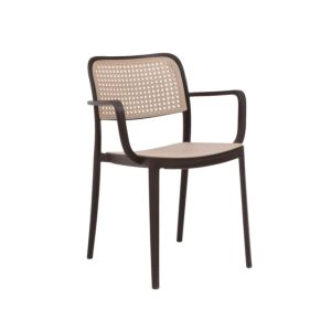 ΚΑΡΕΚΛΑ ΚΗΠΟΥ Olesia ΚΑΦΕ ΜΕ ΜΠΕΖ ΧΡΩΜΑ 56x43x81εκ 1