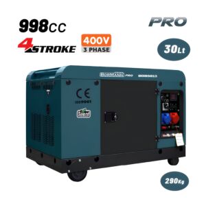 BORMANN Pro BGB9813 Γεννήτρια Πετρελαίου Τριφασική, Συνεχ. Απόδοση 12000W,998cc,Μίζα,Μπαταρίας,AVR 1