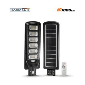 BORMANN BLF3600 Ηλιακό Φωτιστικό Δρόμου Led 300W, Αδιάβροχο, με Φωτοβολταϊκό Πάνελ Ενσωματωμένο 4,5V 1