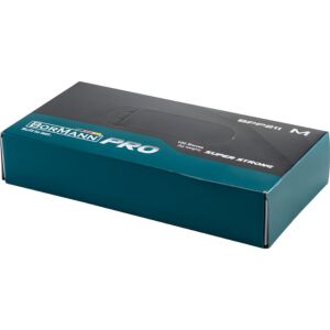 ΒΟRMANN Pro BPP210 Γάντι Νιτριλίου μιας χρήσεως Μαύρο S 100τεμ 1
