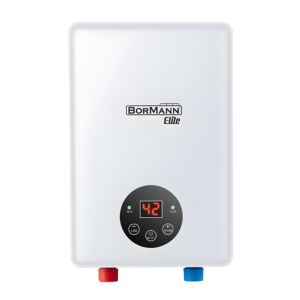 BORMANN Elite BTW3550 Επιτοίχιος Ταχυθερμοσίφωνας Μπάνιου Ηλεκτρικός Μονοφασικός 7Kw, Ip25 1