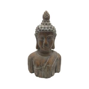 ΕΠΙΤΡΑΠΕΖΙΟ ΔΙΑΚΟΣΜΗΤΙΚΟ Buddha 23697 ΚΑΦΕ ΧΡΩΜΑ 21x14x37εκ 1