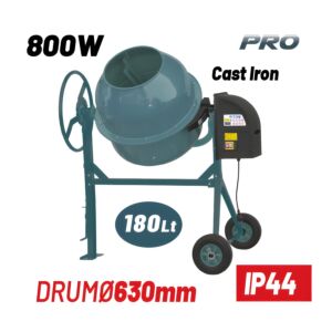 BORMANN Pro BMX1810 Μπετονιέρα Ηλεκτρική, 180Lt, 800W 1