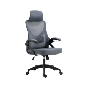 ΚΑΡΕΚΛΑ ΓΡΑΦΕΙΟΥ FL219 ΓΚΡΙ ΧΡΩΜΑ 63x61x128εκ 1