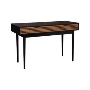 ΚΟΝΣΟΛΑ Brooklyn Μαυρο-Φυσικό 100x35x80εκ 1