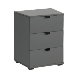 ΚΟΜΟΔΙΝΟ DUERO 3F ΓΚΡΙ ΓΡΑΦΙΤΗ 45x40x63εκ 1