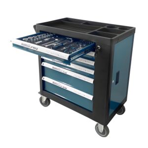 BORMANN Pro BWR7600SET Εργαλειοφορέας 6 Συρτάρια Πλαϊνό Ντουλάπι Και 120 Εργαλεία Cr-V 1