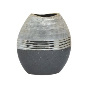ΚΕΡΑΜΙΚΟ ΒΑΖΟ "Marble" ΓΚΡΙ-ΧΡΥΣΟ 22.2*11.8*25 1