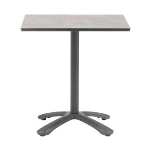 ΤΕΤΡΑΓΩΝΟ ΤΡΑΠΕΖΙ HPL ΚΗΠΟΥ Zeno ΓΚΡI ΧΡΩΜΑ 70x70x72εκ 1