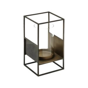 ΜΕΤΑΛΛΙΚΟ ΚΗΡΟΠΗΓΙΟ FL053 ΜΠΡΟΝΖΕ 18x18x33εκ 1