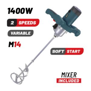 BORMANN BEM1450 Αναδευτήρας 1400W,2 Ταχυτήτων,Ρυθμιζόμενος,Soft Start 1