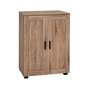 ΠΑΠΟΥΤΣΟΘΗΚΗ "Cubo" ΜΕ 4 ΡΑΦΙΑ ΧΡΩΜΑ GREY OAK 60x33x84εκ 1