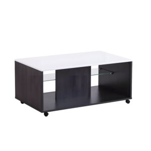 ΤΡΑΠΕΖΑΚΙ ΣΑΛΟΝΙΟΥ BERT BLACK GREY WOOD-ΛΑΚΚΑ 101x60x45εκ 1