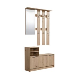 ΣΤΑΝΤ ΓΙΑ ΧΩΛ RAVENNA ARTISAN OAK 100x29x192εκ fxtr 1