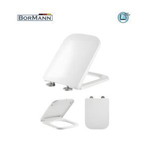 BORMANN BTW1000 Κάλυμμα Λεκάνης Hydra 450x355mm Soft Close, Duroplast, 2.59KG 1