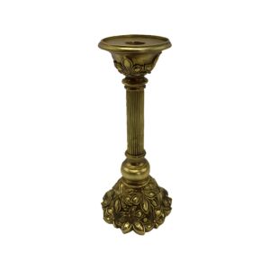ΚΗΡΟΠΗΓΙΟ Flower ΧΡΥΣΟ ΧΡΩΜΑ 11x11x26εκ sls 1