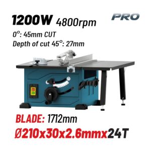 BORMANN Pro BTS1250 Δισκοπρίονο Πάγκου 1200W 1