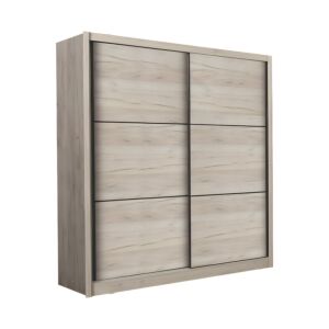 ΝΤΟΥΛΑΠΑ NAVARA 215 GREY OAK 213x60x215,5εκ 1