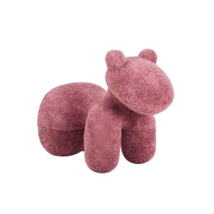ΣΚΑΜΠΟ-ΠΟΥΦ Teddy ΡΟΖ ΧΡΩΜΑ 55x110x83εκ 1