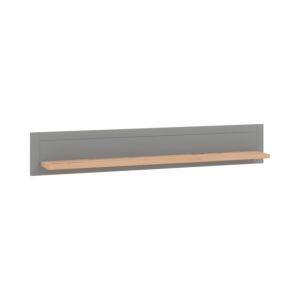 ΡΑΦΙ ΤΟΙΧΟΥ VALENCIA ARTISAN OAΚ-ΓΚΡΙ ΜΑΤ ΧΡΩΜΑ 146x19.5x24εκ 1