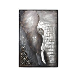 ΠΙΝΑΚΑΣ ΣΕ ΚΑΜΒΑ FL84 ΜΠΕΖ-ΚΑΦΕ-ΛΕΥΚΟ 80x120εκ 1