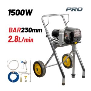 BORMANN Pro BAP7050 Ηλεκτρικό Πιστόλι Ψεκασμού Airless 1500W,2.8Lt/min,15m 1