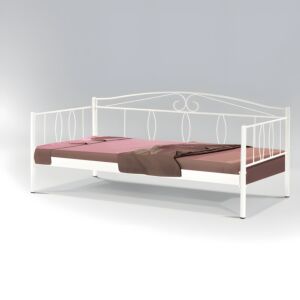 ΚΑΝΑΠΕΣ ΜΕΤΑΛΛΙΚΟΣ ARIEL ΜΠΕΖ 210x100x83εκ 1