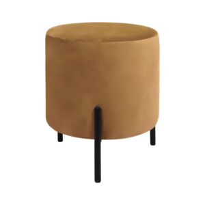 ΣΤΡΟΓΓΥΛΟ ΣΚΑΜΠΟ Lux ΩΧΡΑ ΧΡΩΜΑ 33x33x38εκ lxl 1
