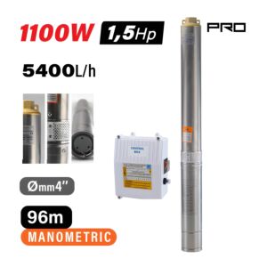 NAKAYAMA Pro SP6200 Αντλία Πηγαδιού 4'' 1.5Hp 1