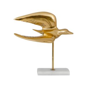 ΕΠΙΤΡΑΠΕΖΙΑ ΔΙΑΚΟΣΜΗΤΙΚΗ ΦΙΓΟΥΡΑ Bird ΑΝΤΙΚΕ ΧΡΥΣΟ ΧΡΩΜΑ 19x12x20εκ 1