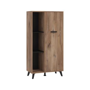 ΒΙΤΡΙΝΑ CORVIA POP FLAGSTAF-CARBON 68x33x130εκ 1