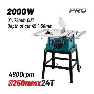 BORMANN Pro BTS2850 Δισκοπρίονο Δαπέδου 2000W 1