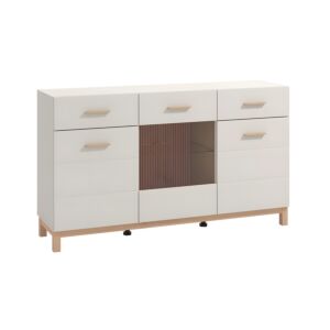 ΚΟΜΟΤΑ-ΜΠΟΥΦΕΣ ESSEX 154 3K2F3V VS1 CASHMERE/ARTISAN OAK 154x42x89εκ 1