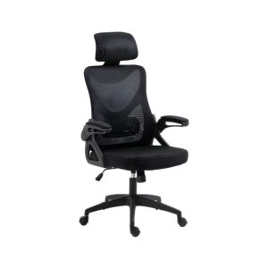 ΚΑΡΕΚΛΑ ΓΡΑΦΕΙΟΥ FL219 ΜΑΥΡΟ ΧΡΩΜΑ 63x61x128εκ 1