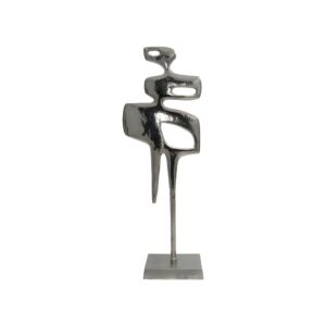 ΕΠΙΤΡΑΠΕΖΙΟ ΔΙΑΚΟΣΜΗΤΙΚΟ "Sculpture" ΑΣΗΜΙ ΝΙΚΕΛ 20x11x60εκ 1