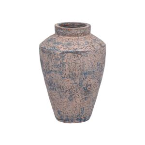 ΚΕΡΑΜΙΚΟ ΒΑΖΟ FL3223 ΧΡΩΜΑ ΜΠΕΖ - ΜΠΛΕ 27x39εκ 1
