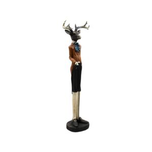 ΔΙΑΚΟΣΜΗΤΙΚΗ ΦΙΓΟΥΡΑ "Deer" ΚΕΡΑΜΙΔΙ ΧΡΩΜΑ 30x26x124εκ 1