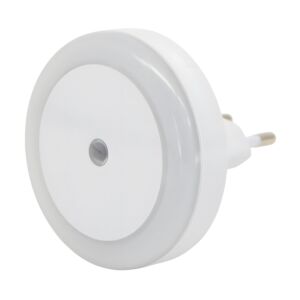 ΦΩΤΑΚΙ ΝΥΚΤΟΣ LED 0,5W ΜΕ ΑΙΣΘΗΤΗΡΑ ΚΑΙ ΘΕΡΜΟ ΦΩΣ 3000K 6x6x6,5εκ. ANKOR 1