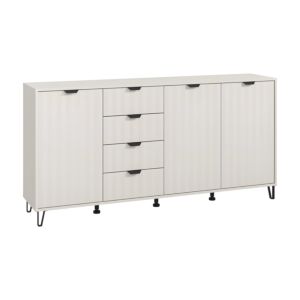 ΚΟΜΟΤΑ-ΜΠΟΥΦΕΣ BREST 4Κ4F CASHMERE-CASHMERE ΜΑΤ ΧΡΩΜΑ 183x40x91εκ 1