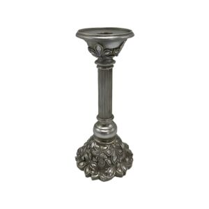 ΚΗΡΟΠΗΓΙΟ Flower ΑΣΗΜΙ ΧΡΩΜΑ 11x11x26εκ sls 1
