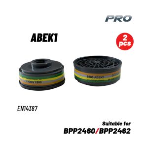 BORMANN Pro BPP2466-2 Φίλτρο Μάσκας Αερίων & Ατμών ΑΒΕΚ1 2τμχ (Κατάλληλο για BPP2460-BPP2462) 1