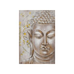 ΚΑΔΡΟ Buddha ΜΠΕΖ-ΓΚΡΙ ΧΡΩΜΑ 80x3x120εκ 1
