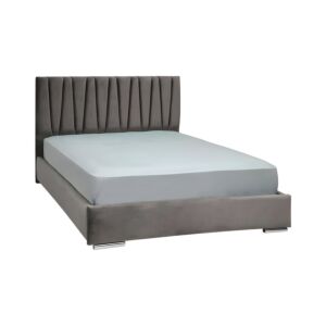 ΚΡΕΒΑΤΙ Palermo TAUPE ΧΡΩΜΑ ΥΦΑΣΜΑΤΟΣ 155x214x115εκ (140x200) 1